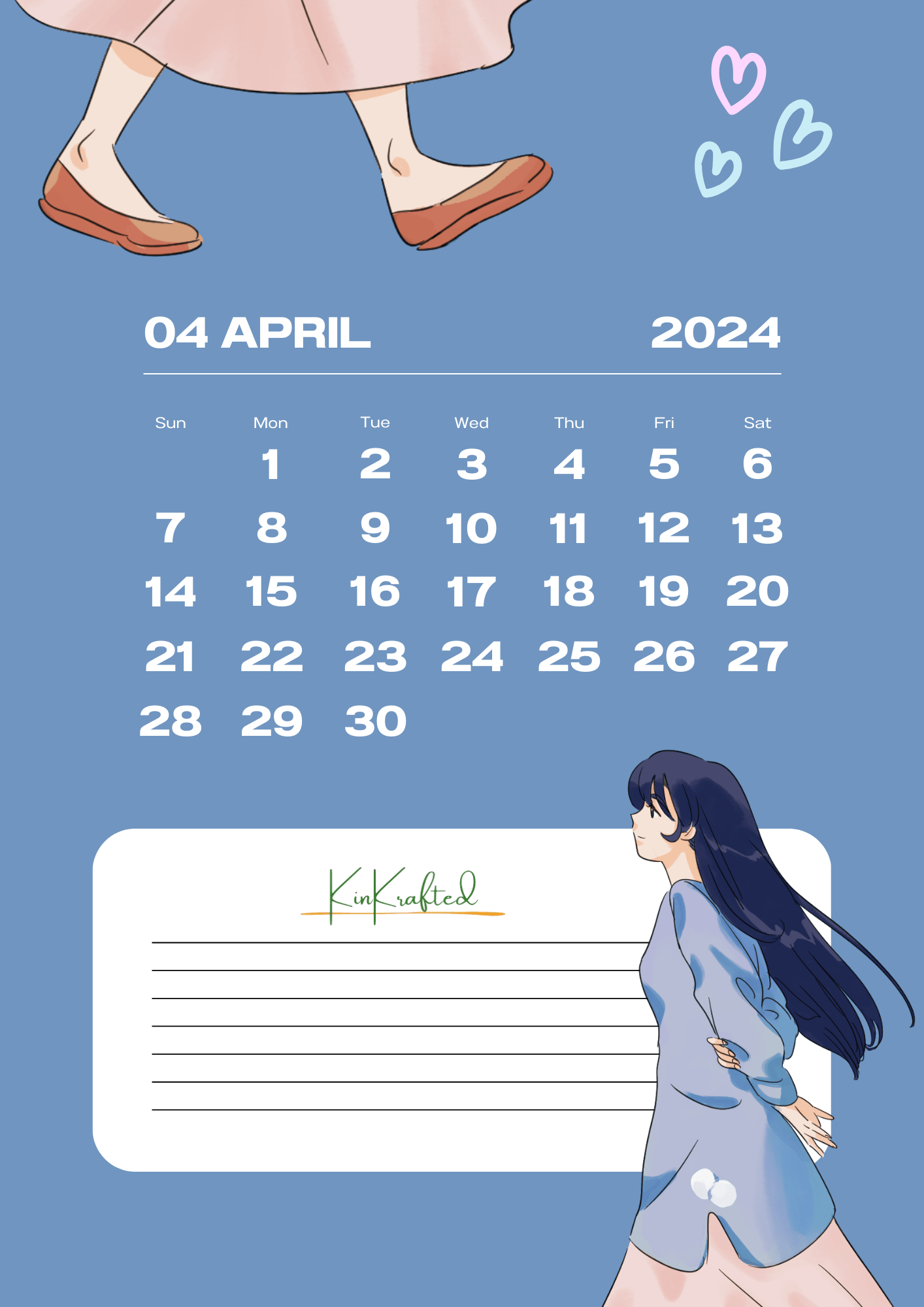 2024 Anime Calendar -